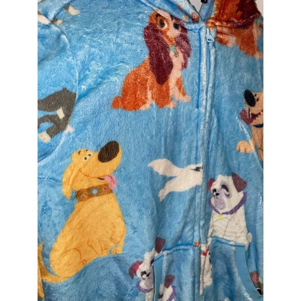 Disney Dogs One-Piece Pajama Romper Bodysuit Women's MEDIUM - Picture 7 of 15